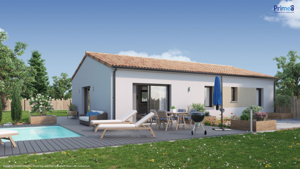 Maison neuve à La Brède avec 2 chambres sur terrain de 1000m2 - image 2