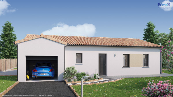 Maison neuve à Gradignan avec 3 chambres sur terrain de 500m2 - image 1