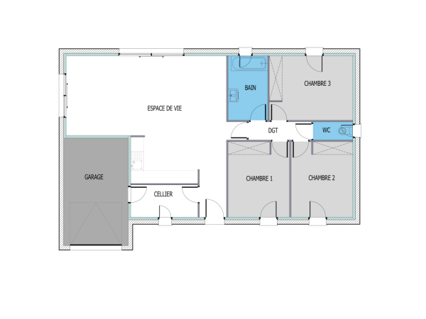 Plan (maison 1305)