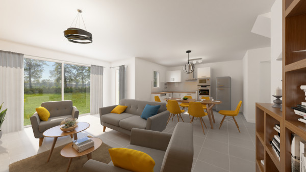 Maison neuve à Bretigny avec 4 chambres sur terrain de 658m2 - image 3