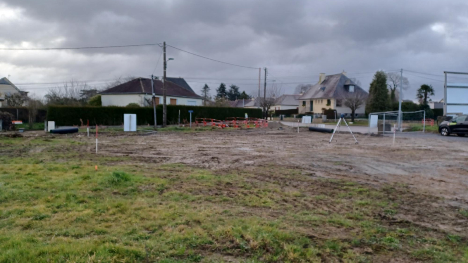 Terrain constructible de 308m2 à Montauban-de-Bretagne