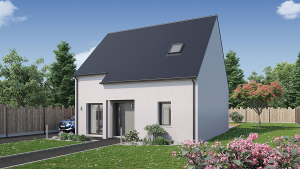 Maison neuve à Boiscommun avec 4 chambres sur terrain de 800m2 - image 1