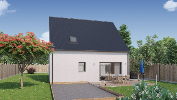 Maison neuve à Benais avec 4 chambres sur terrain de 753m2 - image 2