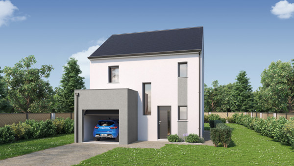 Maison neuve à Huismes avec 3 chambres sur terrain de 1200m2 - image 1