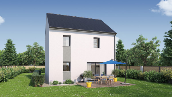 Maison neuve à Huismes avec 3 chambres sur terrain de 1200m2 - image 2