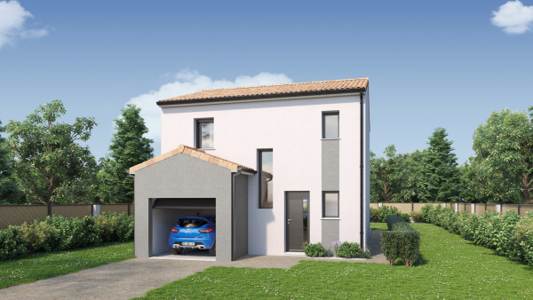 Maison neuve à La Chevrolière avec 3 chambres sur terrain de 404m2 - image 1