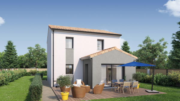 Maison neuve à La Chevrolière avec 3 chambres sur terrain de 404m2 - image 2