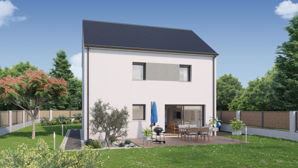 Maison neuve à La Ferté-Saint-Aubin avec 4 chambres sur terrain de 482m2 - image 1