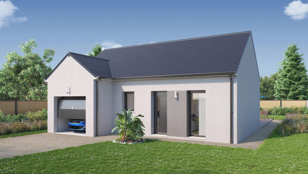 Maison neuve à Teillé avec 3 chambres sur terrain de 380m2 - image 1