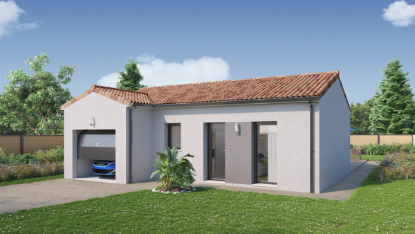 Maison neuve à Saint-Colomban avec 3 chambres sur terrain de 400m2 - image 1