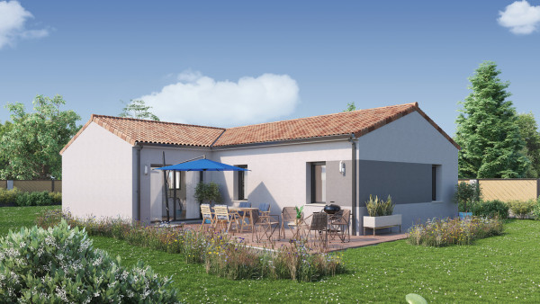 Maison neuve à Mouzillon avec 3 chambres sur terrain de 300m2 - image 2