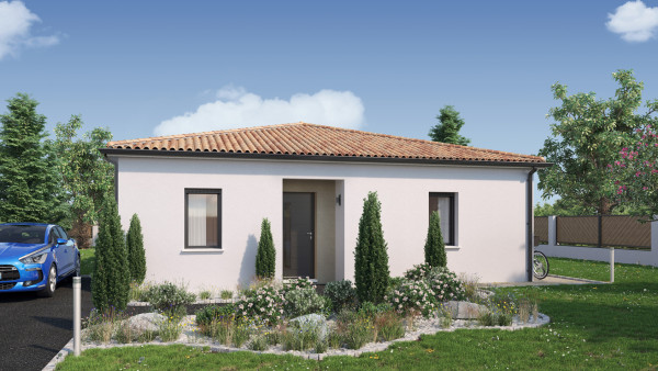 Maison neuve à Rouans avec 3 chambres sur terrain de 360m2 - image 1