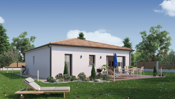 Maison neuve à Rouans avec 3 chambres sur terrain de 360m2 - image 2