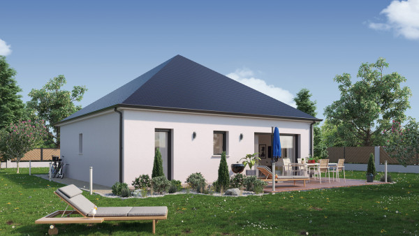 Maison neuve à Vienne-en-Val avec 3 chambres sur terrain de 456m2 - image 2