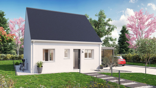 Maison neuve à Huismes avec 1 chambres sur terrain de 650m2 - image 1