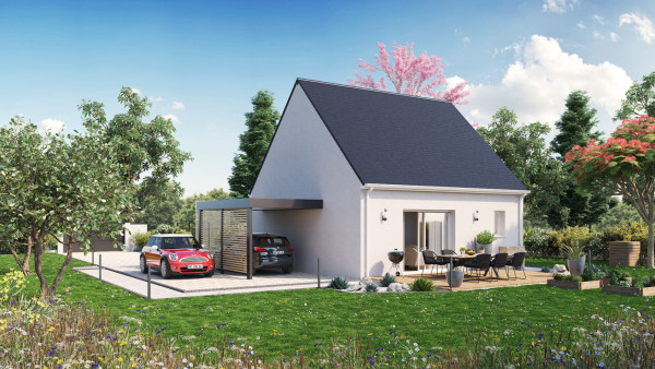 Maison neuve à Descartes avec 1 chambres sur terrain de 577m2 - image 2