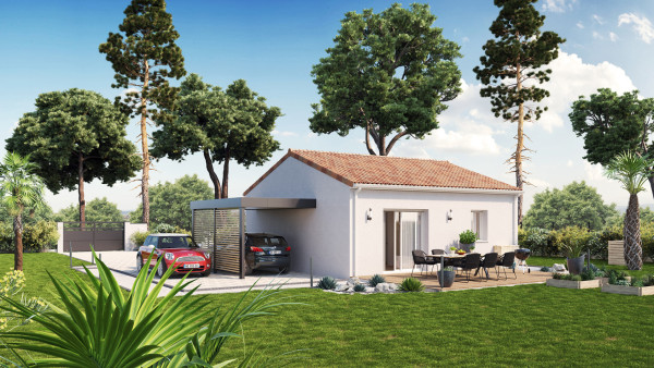 Maison neuve à Loudun avec 2 chambres sur terrain de 500m2 - image 2