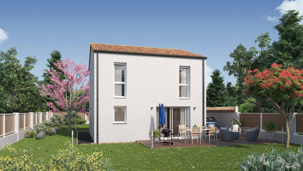 Maison neuve à Montaigu-Vendée avec 3 chambres sur terrain de 400m2 - image 1