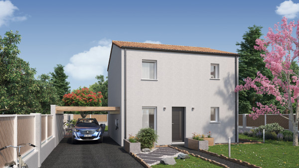 Maison neuve à Montaigu-Vendée avec 3 chambres sur terrain de 400m2 - image 2