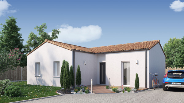 Maison neuve à Montaigu-Vendée avec 3 chambres sur terrain de 467m2 - image 2