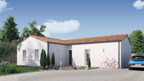 Maison neuve à Montaigu-Vendée avec 4 chambres sur terrain de 467m2 - image 2