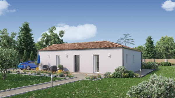 Maison neuve à Montaigu-Vendée avec 3 chambres sur terrain de 450m2 - image 2