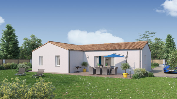 Maison neuve à Montaigu-Vendée avec 3 chambres sur terrain de 400m2 - image 1