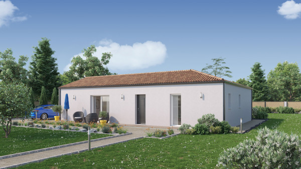 Maison neuve à Montaigu-Vendée avec 3 chambres sur terrain de 400m2 - image 2