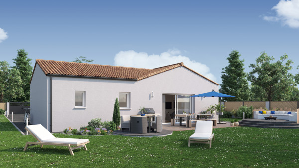 Maison neuve à Montaigu-Vendée avec 3 chambres sur terrain de 467m2 - image 1