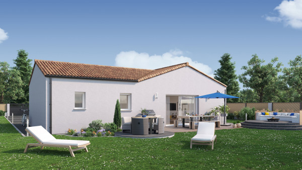 Maison neuve à Montaigu-Vendée avec 4 chambres sur terrain de 400m2 - image 1