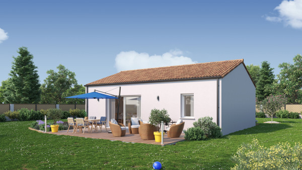 Maison neuve à Montaigu-Vendée avec 2 chambres sur terrain de 450m2 - image 1