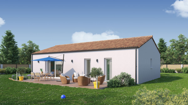 Maison neuve à Montaigu-Vendée avec 4 chambres sur terrain de 467m2 - image 1