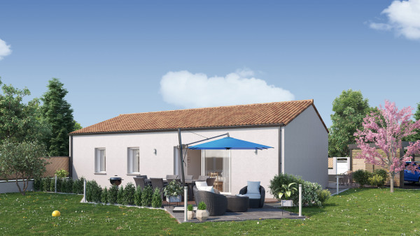 Maison neuve à Montaigu-Vendée avec 3 chambres sur terrain de 400m2 - image 1