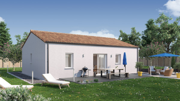 Maison neuve à Montaigu-Vendée avec 2 chambres sur terrain de 450m2 - image 1