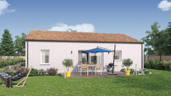 Maison neuve à Montaigu-Vendée avec 2 chambres sur terrain de 400m2 - image 1