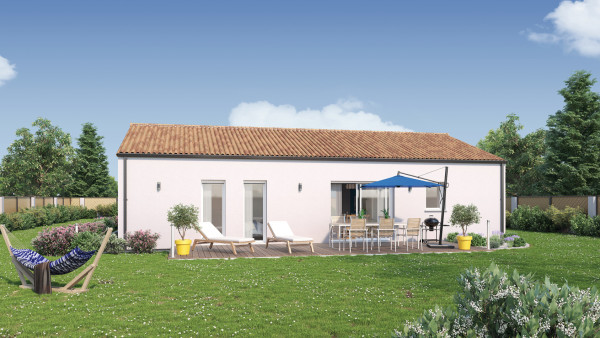 Maison neuve à Montaigu-Vendée avec 4 chambres sur terrain de 450m2 - image 1