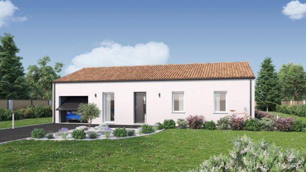 Maison neuve à Montaigu-Vendée avec 4 chambres sur terrain de 467m2 - image 2