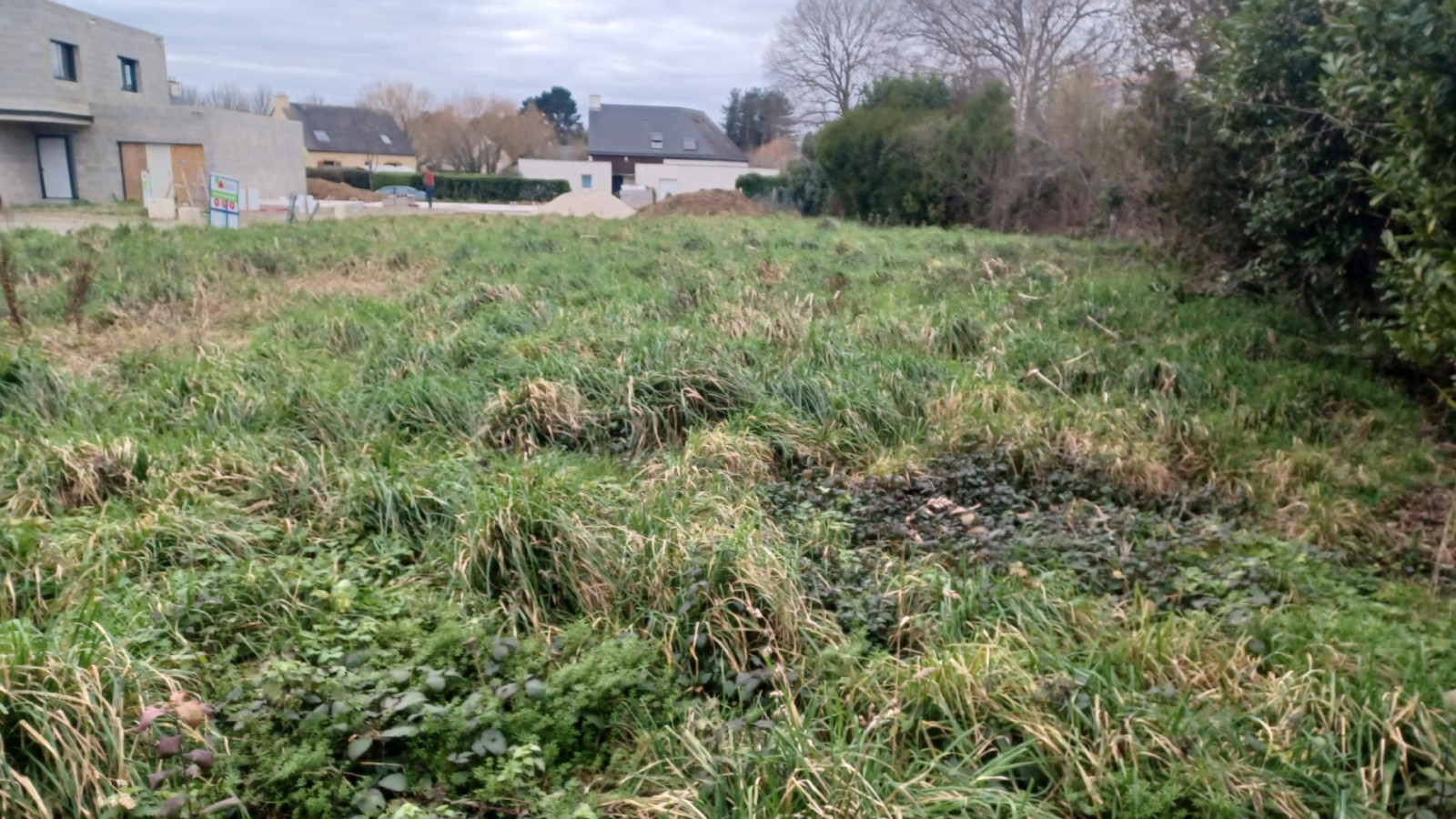 Terrain constructible de 453m2 à Saint-Aubin-des-Landes