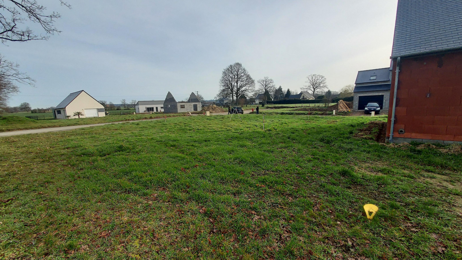 Terrain constructible de 457m2 à Le Petit-Fougeray