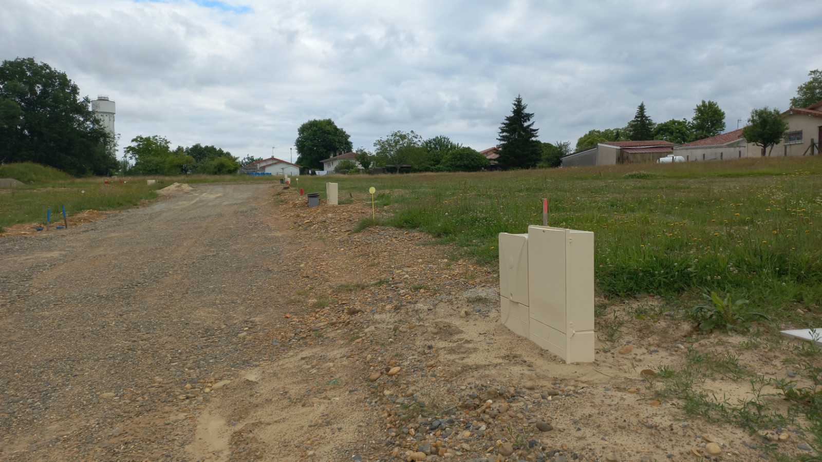 Terrain constructible de 531m2 à Saint-Vincent-de-Paul