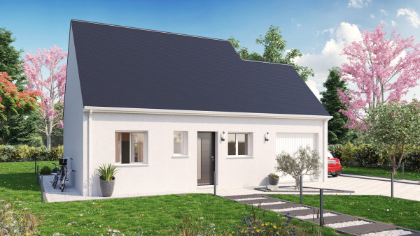 Maison neuve à Boiscommun avec 1 chambres sur terrain de 800m2 - image 1