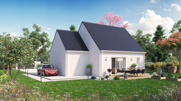 Maison neuve à Semblançay avec 1 chambres sur terrain de 541m2 - image 2