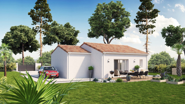 Maison neuve à Vicq-sur-Gartempe avec 1 chambres sur terrain de 550m2 - image 2