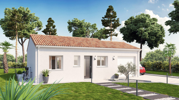 Maison neuve à Biganos avec 1 chambres sur terrain de 500m2 - image 1