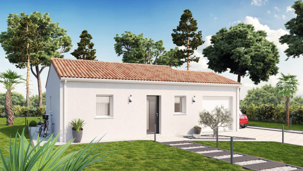 Maison neuve à Vicq-sur-Gartempe avec 2 chambres sur terrain de 1220m2 - image 1