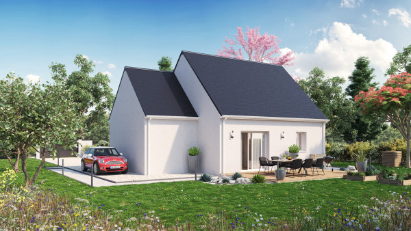 Maison neuve à Saint-Aubin-des-Landes avec 2 chambres sur terrain de 339m2 - image 2