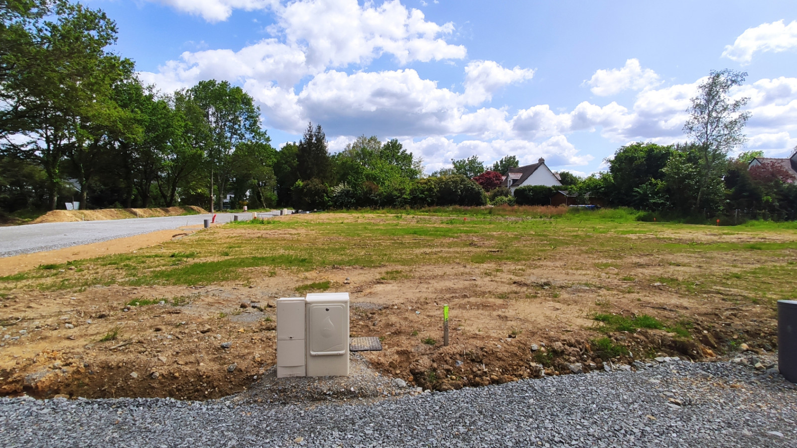 Terrain constructible de 390m2 à Treillières