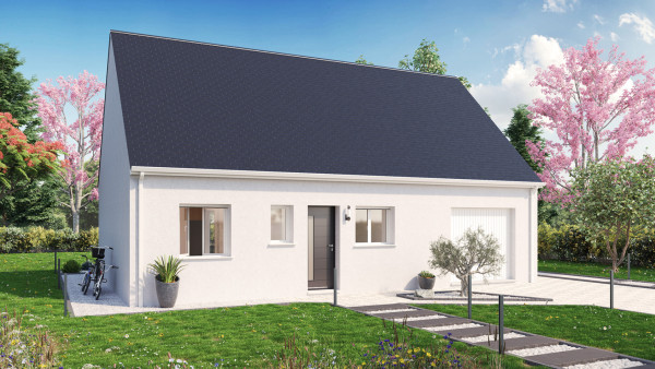 Maison neuve à Traînou avec 1 chambres sur terrain de 503m2 - image 1