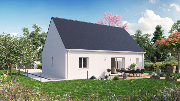 Maison neuve à Bourgueil avec 1 chambres sur terrain de 750m2 - image 2