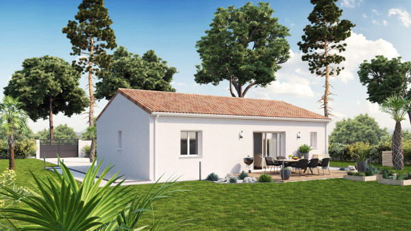 Maison neuve à Ouzilly avec 1 chambres sur terrain de 950m2 - image 2